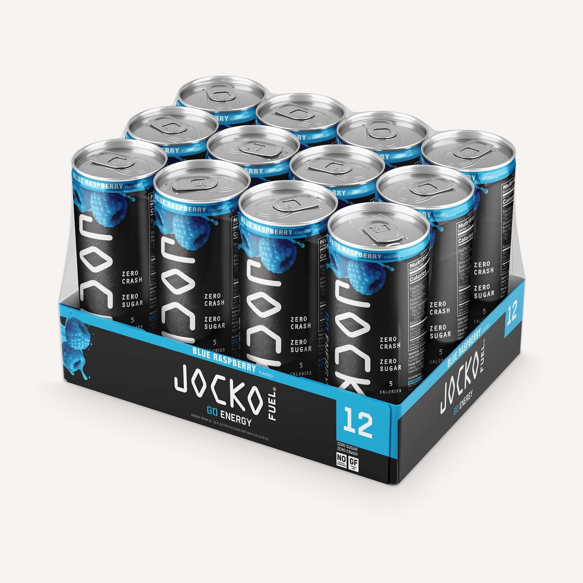 Go Energy Drinks (12pk) - Blue Raspberry - Image 6