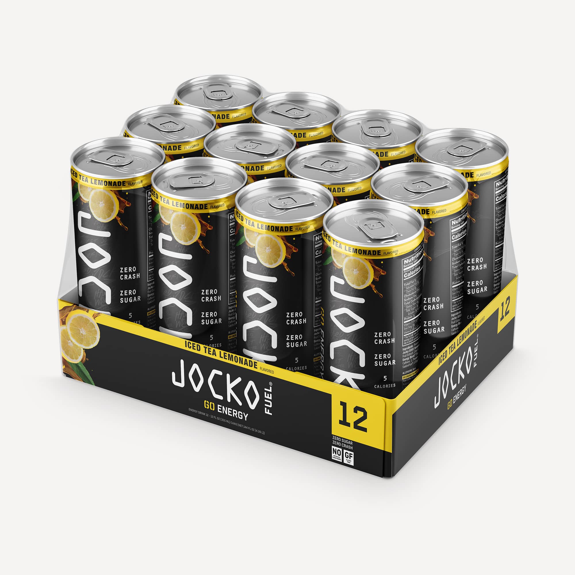 Go Energy Drinks (12pk) - Iced Tea Lemonade - Image 4
