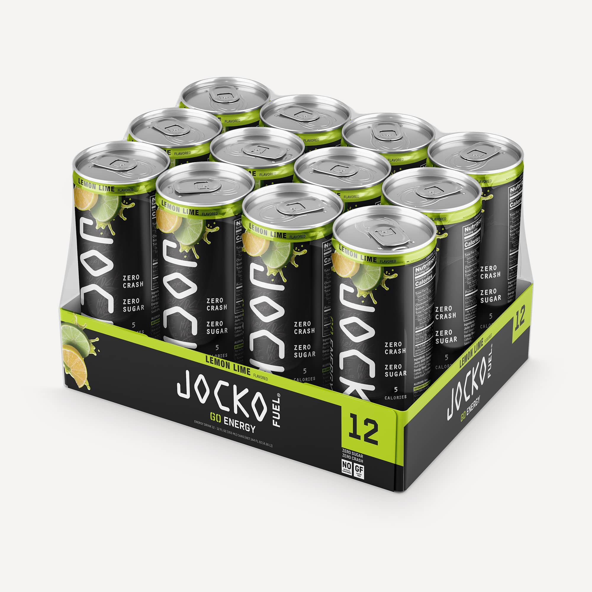 Go Energy Drinks (12pk) - Lemon Lime - Image 4