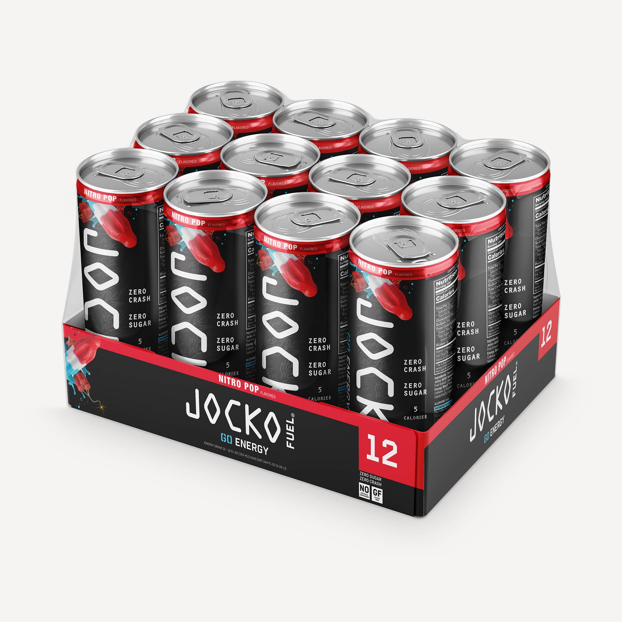 Go Energy Drinks (12pk) - Nitro Pop - Image 6