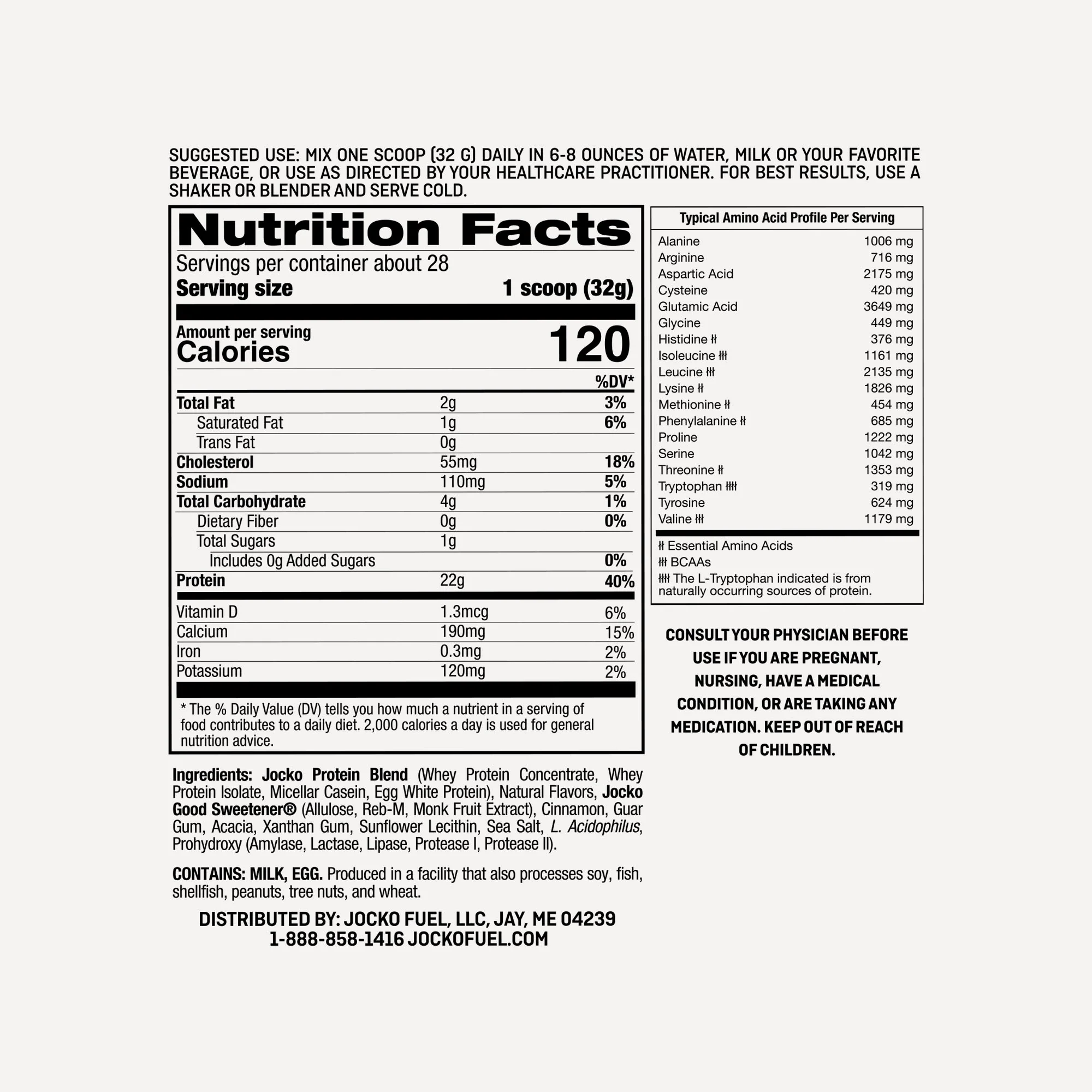 JOCKO MÖLK Protein Powder - Horchata - Image 6